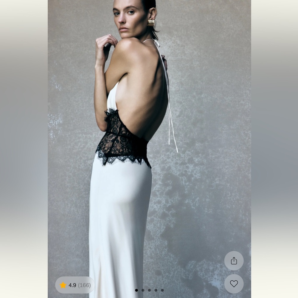 Dinah Lace & Satin Meshki Maxi Dress